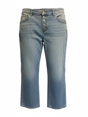 d. jeans Light Blue Women's Straight Leg Jeans, Size 14